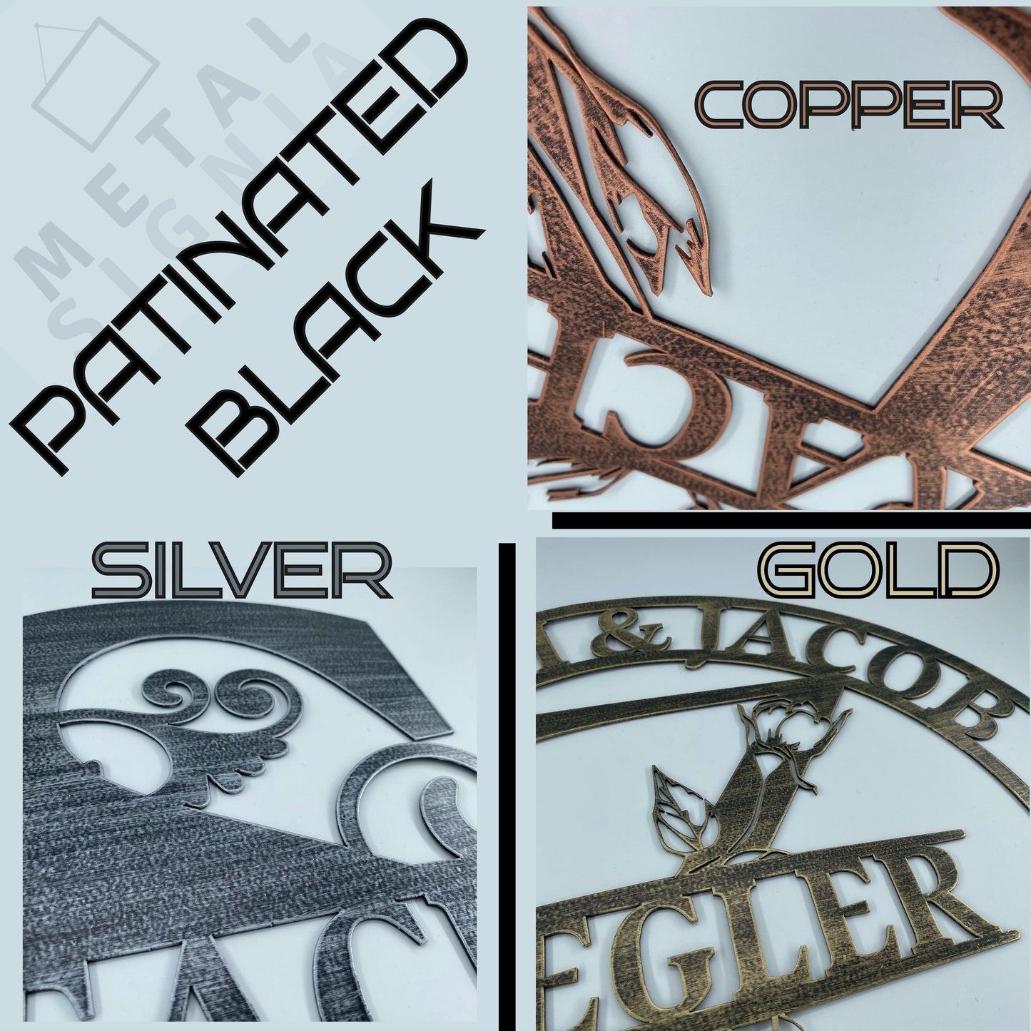 Custom Metal Monogram Sign, Metal Name Sign, Nursery Name Sign, Custom Name Sign, Last Name Sign, Personalized Metal Sign, Housewarming Gift