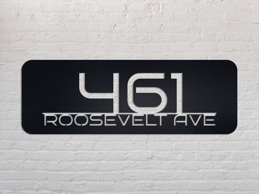 Address Sign for House, House Number, Street Sign Plaque, Address Plaque, Address Signs, Metal House Number, Custom Metal Address Sign