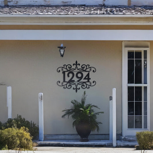 Custom Metal House Numbers, Stylish Address Sign for House, Perfect Housewarming Gift!